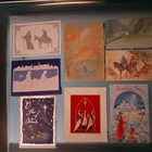 Vintage Religious Greeting Cards Lot of 45 Jesus Virgin Mary Angels Foiled — photo 4