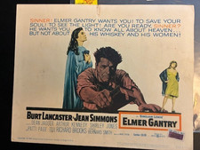 ELMER GANTRY LOT OF 8 ORIGINAL LOBBY CARDS 1960 11