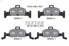 Bremsbelagsatz, Scheibenbremse TEXTAR 2240201 AUDI A5 (F53, F5P) 2 2016-202