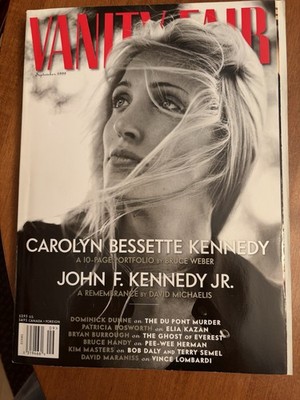 Vanity Fair September 1999 Illustrated Carolyn Bessette Kennedy John F. Kennedy 