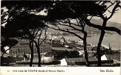 AK Spanien Ceuta - Ein Blick, vom Monte Hacho (282530)