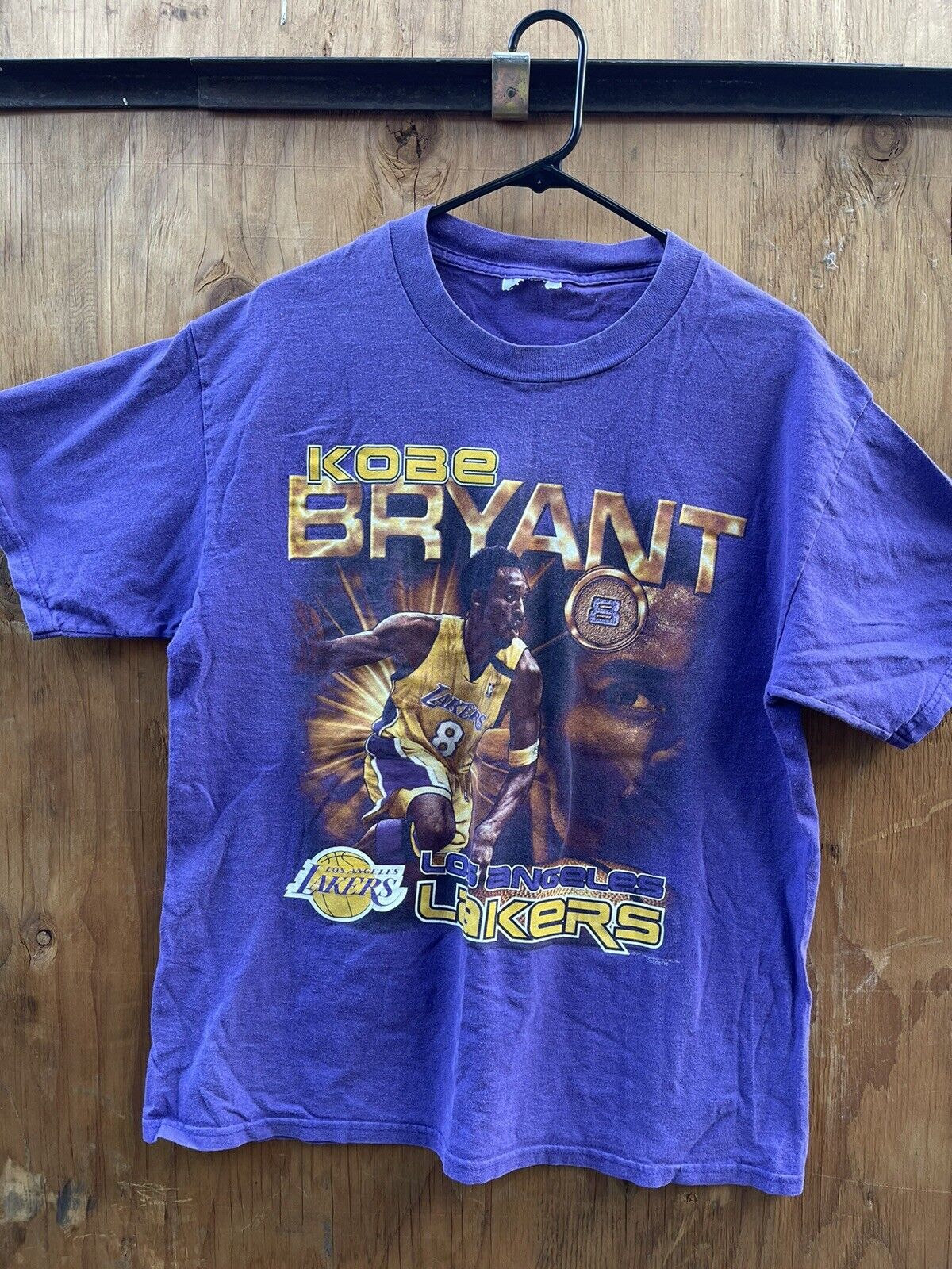 Kobe Bryant Graphic Shirt Adult Small Black NBA Los Angles Lakers Short  Sleeve