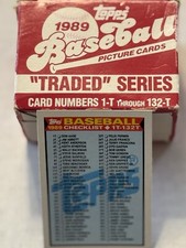 1989 Topps Traded Baseball Cards 6