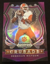 2020 Prizm Draft #40 DESHAUN WATSON Crusade Purple Prizm SP! CLEMSON