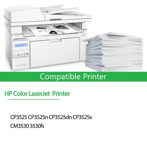 Cartuccia toner 2 pezzi CE250A compatibile per HP Color LaserJet 3525n 3525dn CP3525x - Foto 2 di 21