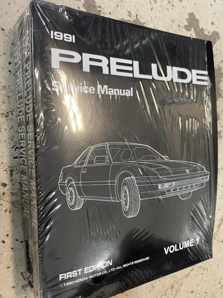 1991 HONDA PRELUDE Service Shop Workshop Repair Manual NEW | eBay