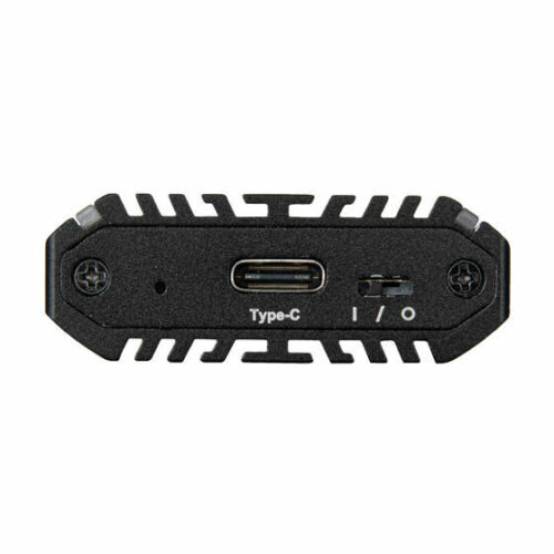 Silverstone SST-MS13 USB-C 3.2 Gen2 10Gbps NVMe / SATA M.2 SSD RGB Enclosure - Picture 3 of 4