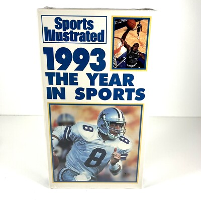 Vintage 1993 SEALED VHS - SPORTS ILLUSTRATED THE YEAR IN SPORTS, NFL NBA NHL MLB