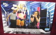 2021 TOPPS WWE WOMEN'S DIVISION #3 ALEXA BLISS NIKKI CROSS BASE CARD