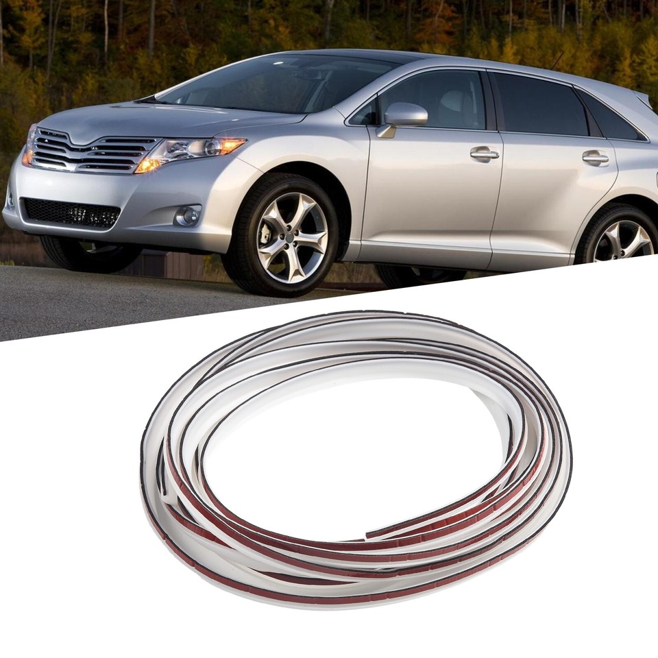 White EPDM Rubber TShape Car Door Seal SealingStrip Hood Edge