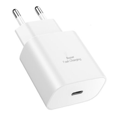 Schnellladegerät Netzteil für Samsung/Google/Huawei 25W Adapter Typ C Weiß