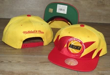 Mitchell & Ness Houston Rockets Sharktooth Snapback Hat Cap size Men's