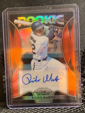 Richie Martin 2019 Prizm Rookie Autographs Red Prizm - Orioles