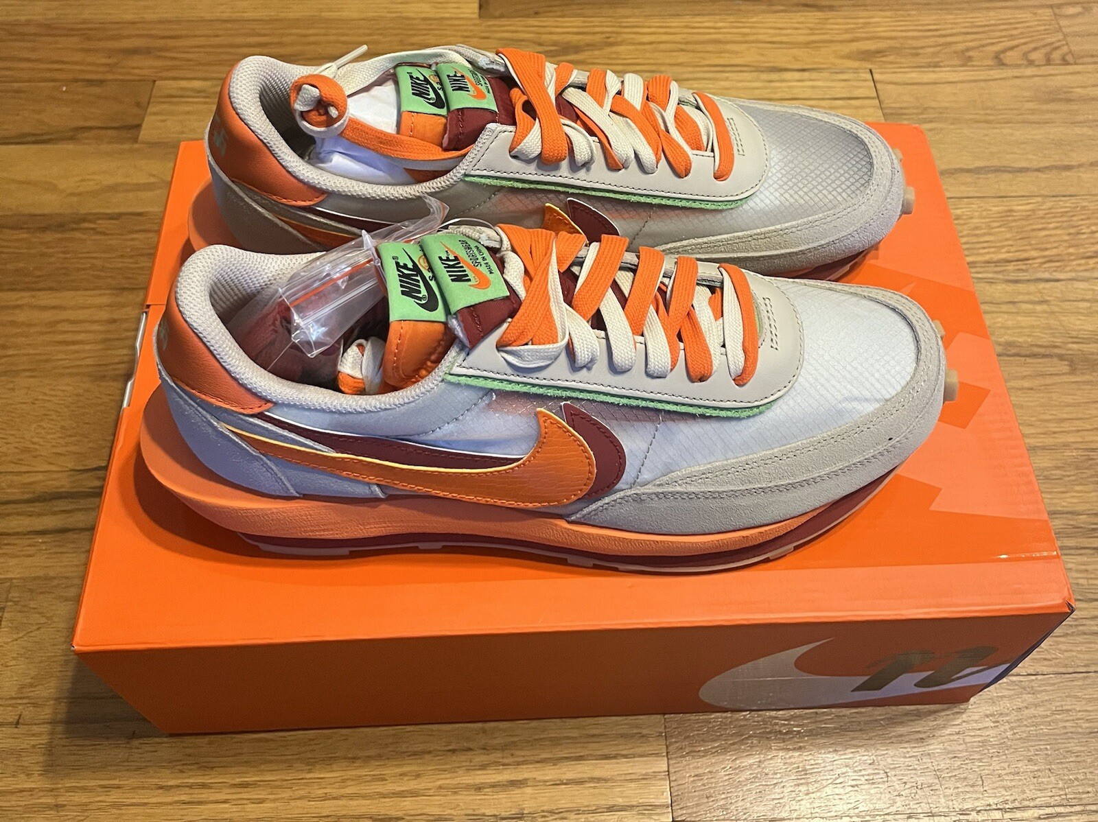 SACAI X NIKE Nike LDWaffle x Clot x Sacai Net Orange Blaze taglia US 11 DH1347 100