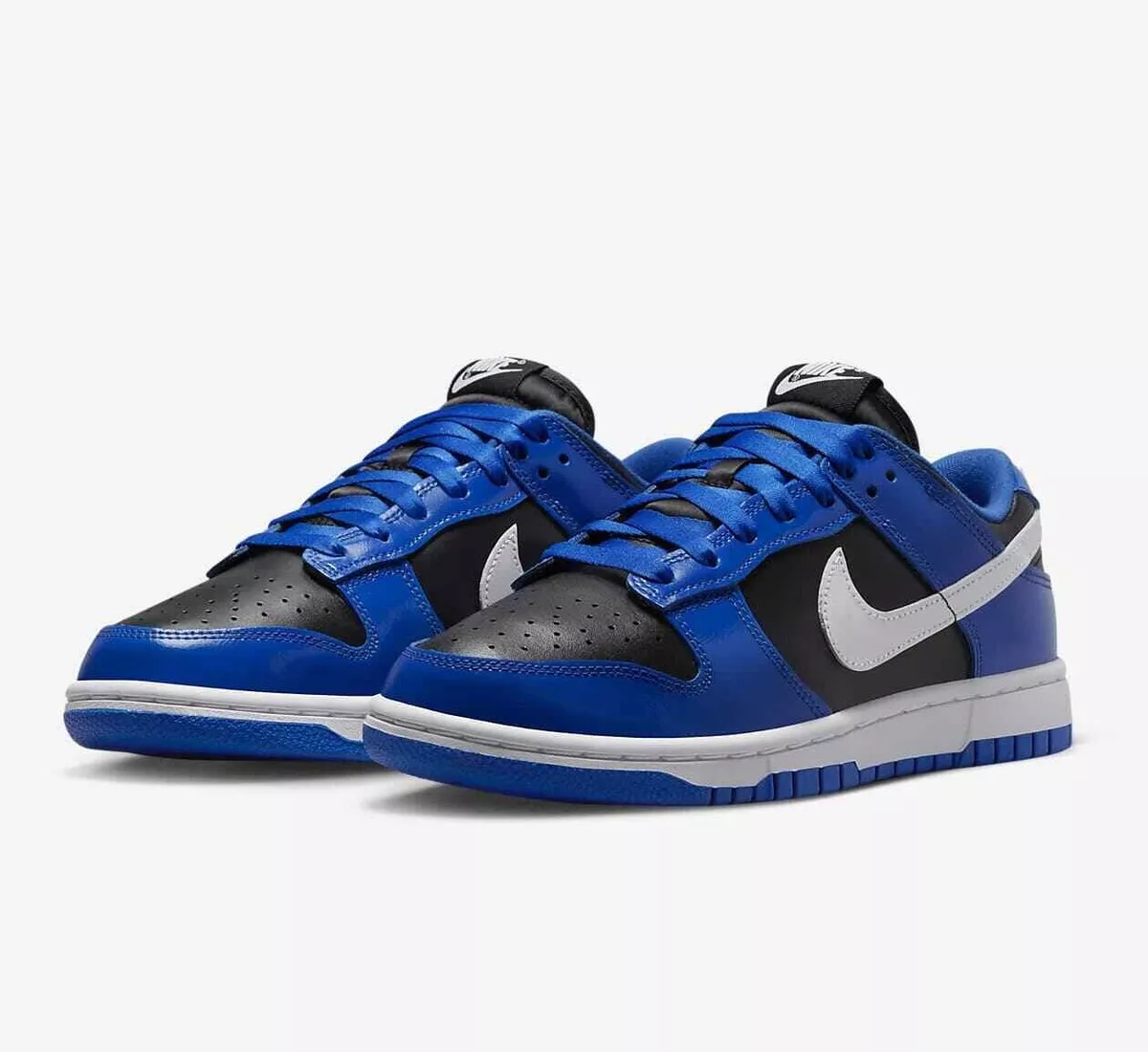 NIKE Women's Dunk Low ESS DQ7576-400 Game Royal Black White | eBay