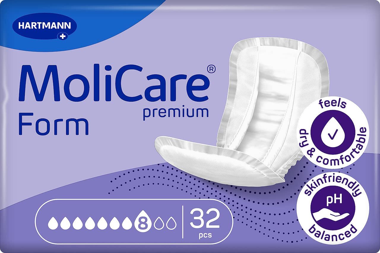 Molicare Form premium 8 gocce, per incontinenza grave: massima sicurezza, (a1C)