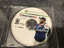 NFL Head Coach 09 (Microsoft Xbox 360, 2008) DISC ONLY!!!!