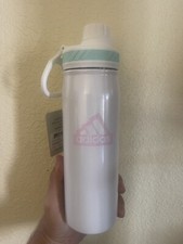 adidas 600 ML 20 oz Metal Water Bottle, Hot/Cold Double-Walled Insulated 18/8