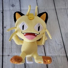 Pokemon Meowth Plush 7" Tomy Nintendo Game Freak Stuffed Animal 2017