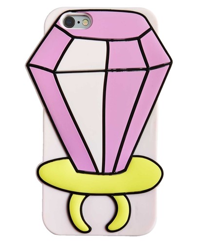 Coque Silicone Labubu Pour Iphone 13/14/15 Beige