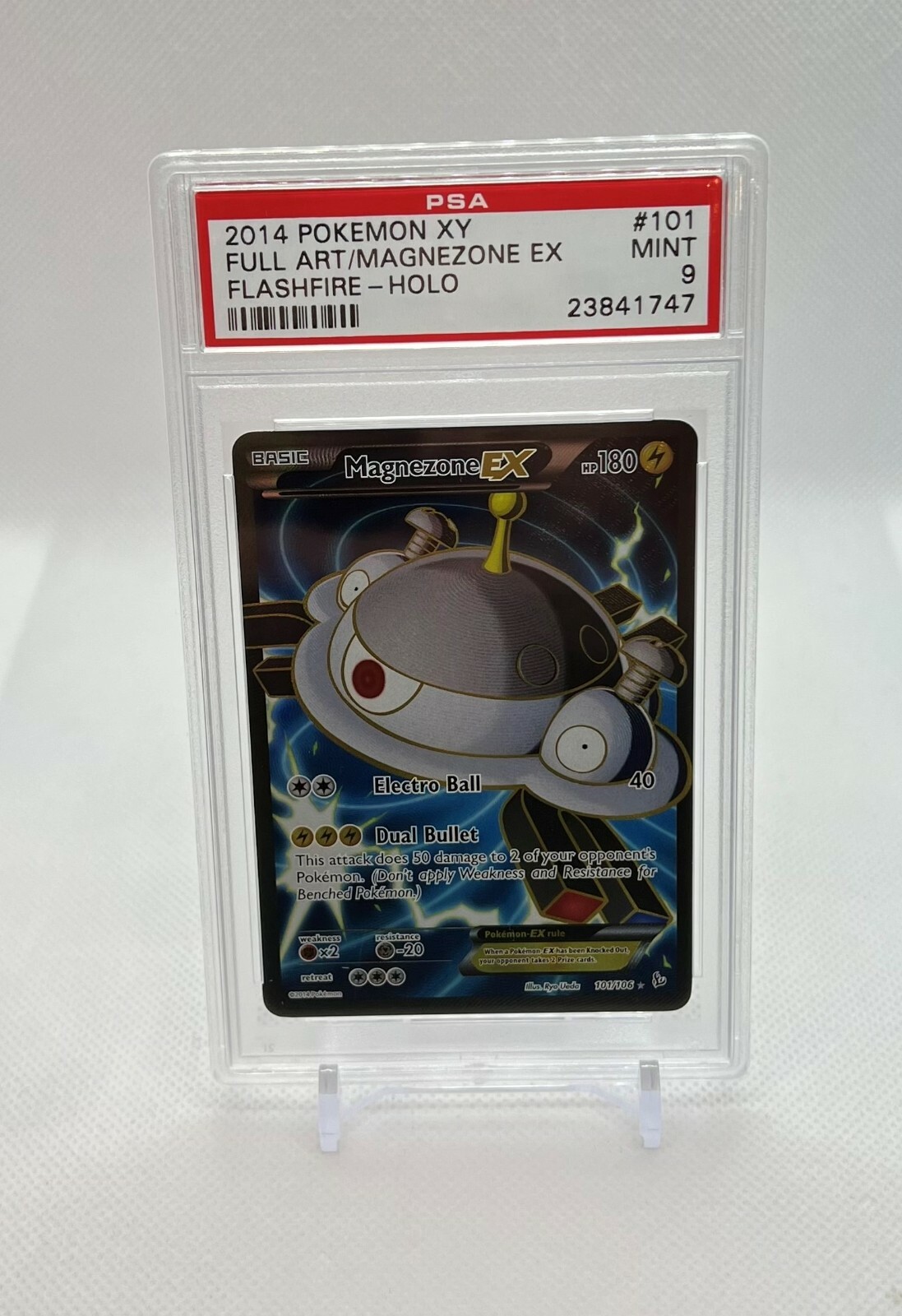 Pokemon Card - Magnezone EX 101/106 - XY Flashfire - Holo - PSA 9 Mint