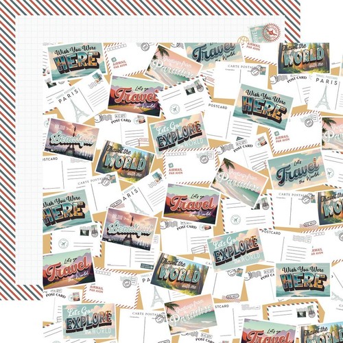 KIT COLECCIÓN ECO PARK - VAMOS A HACER EL VIAJE - 12"X12" - 12 HOJAS + PEGATINAS - Imagen 8 de 14