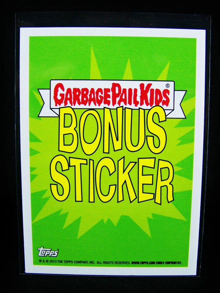 GARBAGE PAIL KIDS, 2013, Brand-New Series 3, Bonus Card #B24b Pinned WYNN - BNS3 - Image 2 of 2