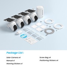 ARCCTV Solar Battery Powered Wireless Security Camera System WiFiIP Outdoor Home 23