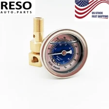 0-100PSI Liquid Filled Fuel Pressure Gauge Meter For VMS Honda Acura Mitsubishi