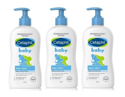 x Cetaphil Baby Daily Lotion 400mL