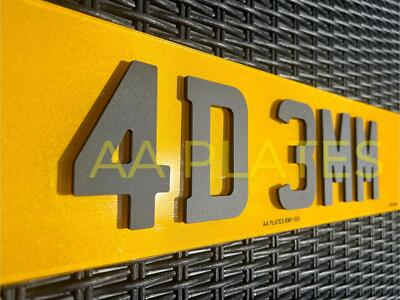 100% ROAD MOT LEGAL  4D 3MM 5MM GLOSS MATT  - Number Plates Car Registrations
