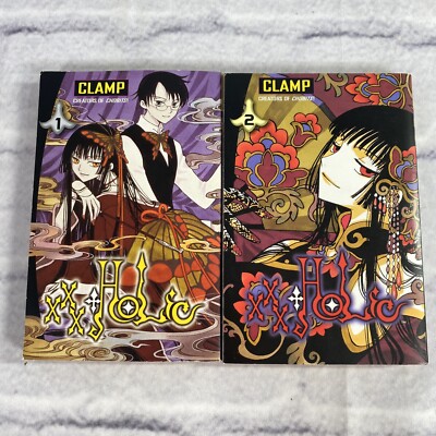 Clamp Xxx Holic Xxxholic Volume 1 - 2 Manga English Creators Of Ghobits EUC