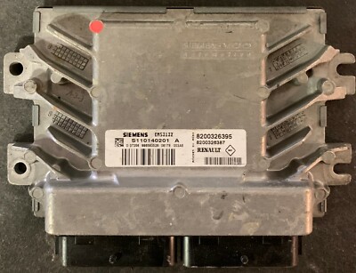 Calculateur Moteur (ECU) Renault D'occasion - Réf. EMS3132, S110140201A, 8200326395, 8200326387, état Fonctionnel