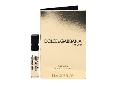D&G DOLCE & GABBANA THE ONE EDT 1.5ml .05oz x 1 PERFUME SPRAY SAMPLE VIAL