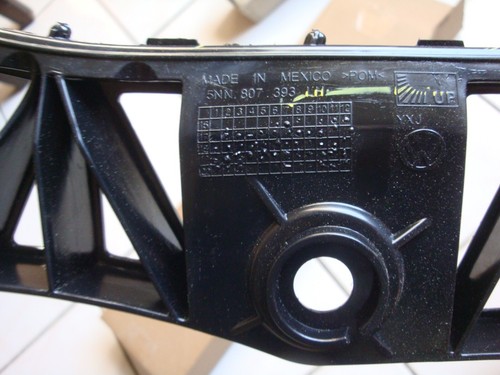 Volkswagen Tiguan 2018-'23 ** REAR BUMPER GUIDE, LT LOWER ** Part #5NN-087-393 - Picture 4 of 5