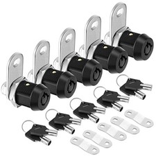 5 Pack Cabinet Lock with Keys 5/8'' Heavy Duty Tubular Cam Lock for RV Compar...