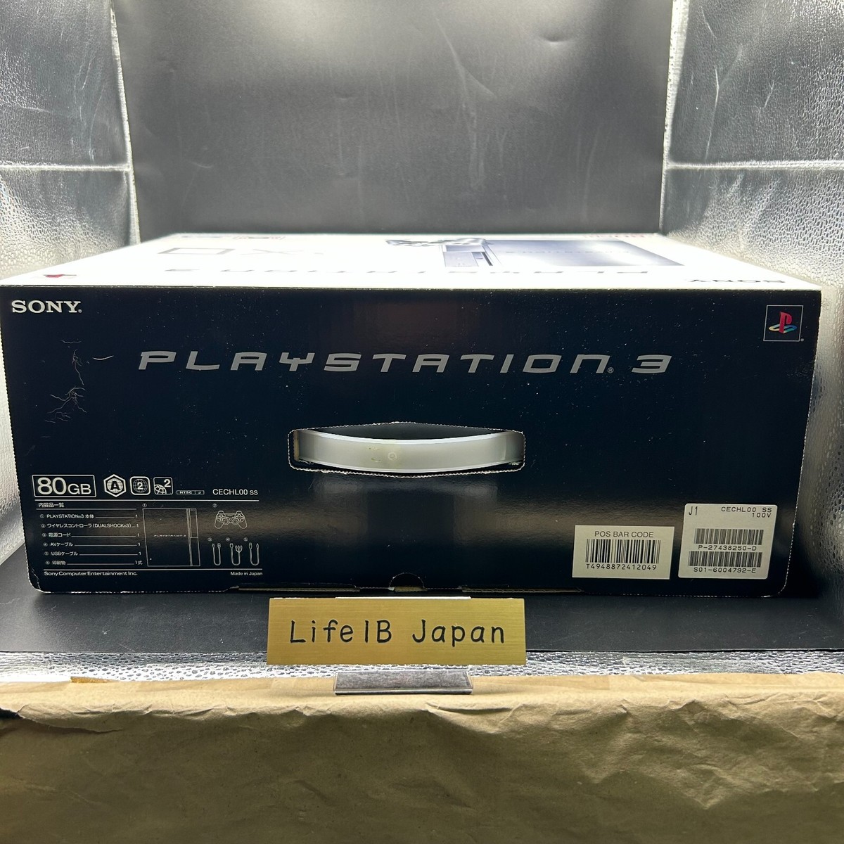 PS3 80GB ウイニングイレブン アニバーサリーBOX CECHL00 PLAYSTATION 3 (80GB) PS3 sony Satin silver CECHL00 japan