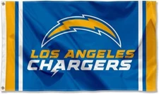Los Angeles Chargers 3x5 ft Flag Banner NFL Football Free Shipping