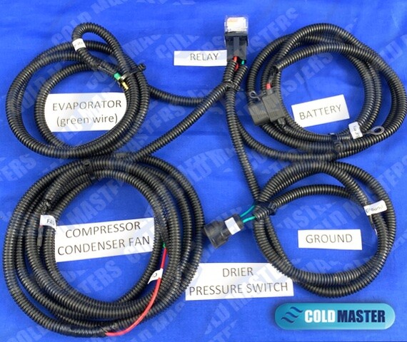 Coldmaster Universal Underdash A/C Kit 406G-100 Quick Fit - 2A-V Belt ...