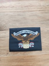 Harley Davidson Woven Patch Logo Wing Sew on Patch, USA, NOS, No Packaging