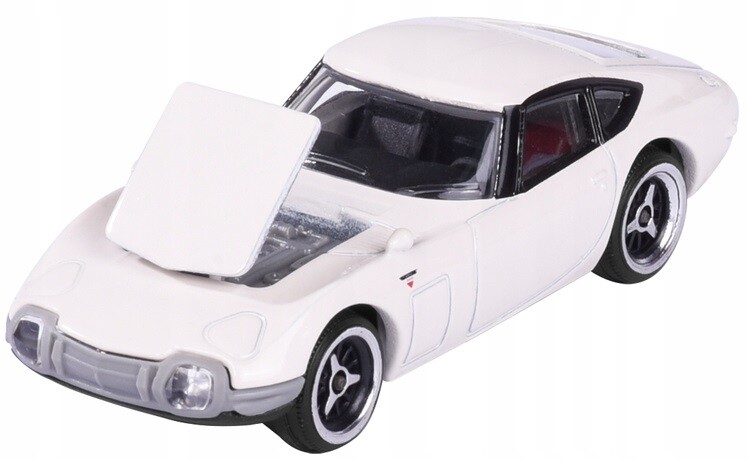 Majorette Toyota 2000 GT White Vintage 1:64 Scale 3 Inch Toy Car