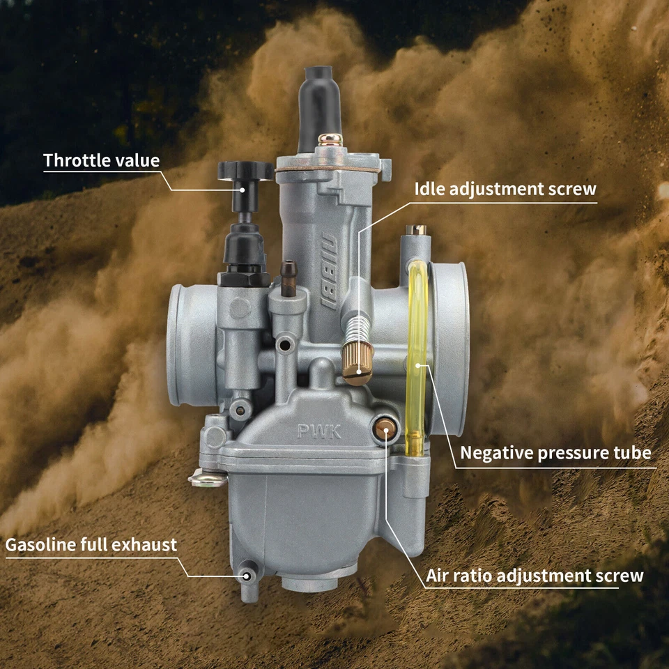 Kit de filtro de aire de carburador NIBBI PWK 30 mm para Honda CB350 CL350 SL350 CB360 CL360 Foto 4 de 4