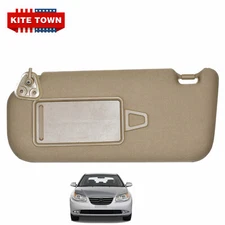 Sun Visor Sun Shade Beige Left Driver Side LH for Hyundai Elantra HD 2006-2010