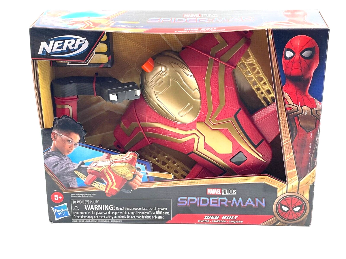 Lanzador nerf spiderman hot sale