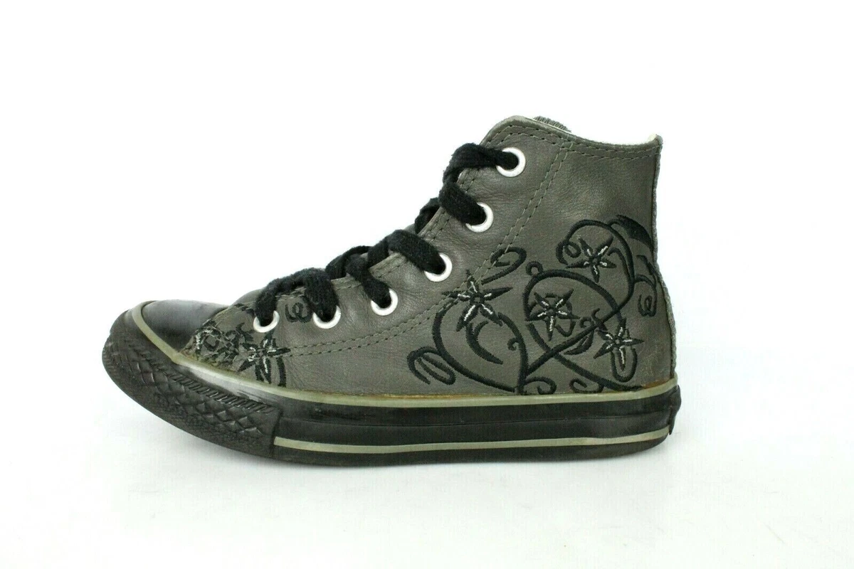 Converse cuir grise cheap