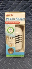 PIC Insect Killer Dual Purpose Bug Zapper & LED Light NEW IK-UVLED