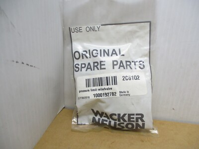#ad #ad 1000192782 WACKER Neuson PRESSURE LIMIT RELIEF VALVE $225.00