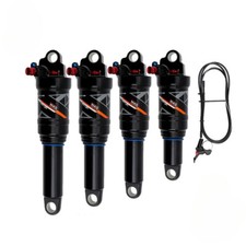 Mountain Bike Air Shock Absorber Wire-controlled Lockable Rebound 165/190/200mm