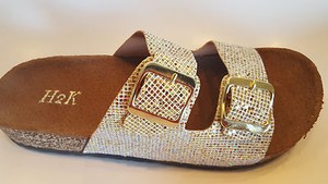 gold bling slides