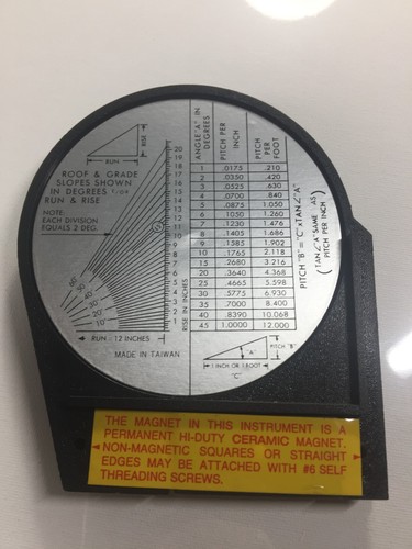 VTG The Golfworks Loft & Lie Angle Finder Ralph Maltby USA Magnetic Base + BONUS - 第 6/7 張圖片